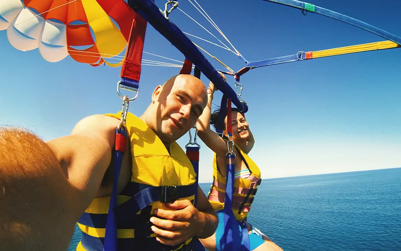 Sharm El Sheikh Mega Safari: Camel & Quad Rides, Parachute, Banana & Glass Boats - Image 4