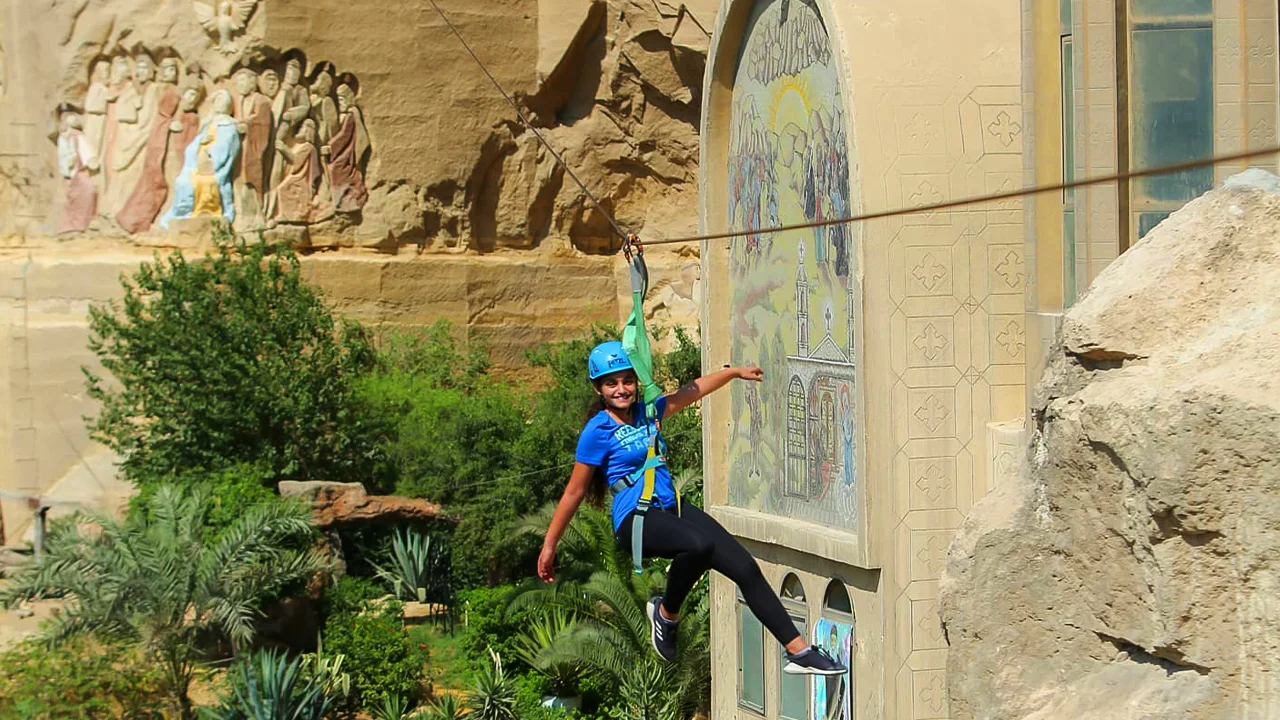 Cairo Adrenaline Rush: Nile Kayaking & High Ropes Adventure - Image 3