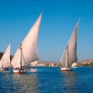Evening Felucca Sailing on the Nile in Aswan