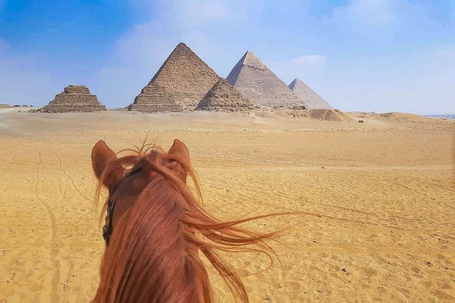 Giza Pyramids Half Day Tour with Horse Carriage Ride & Panoramic View